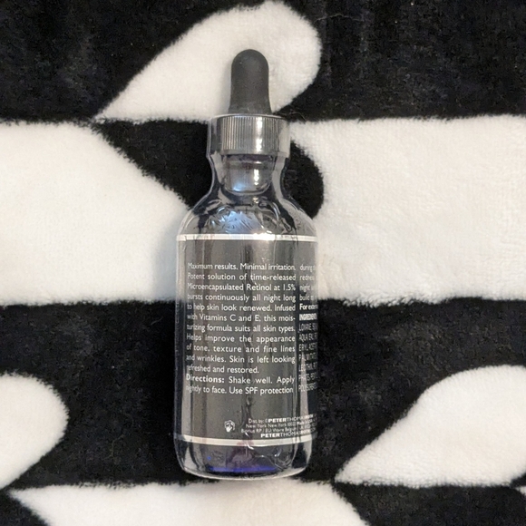 Large Retinol Fusion PM Night Serum Peter Thomas Roth  2 oz - Sealed - Picture 7 of 9